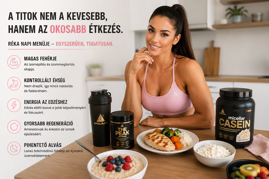 Éhes fitnesz modell étrendje