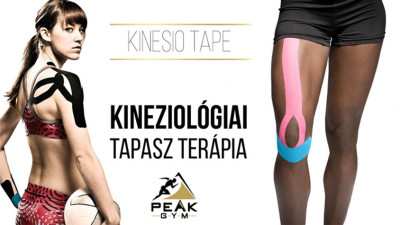 Kinesio Tape – tapasz terápia a Peak Gym Arena-ban!