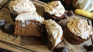 Őszi sütőtökös muffin mascarpone krémmel