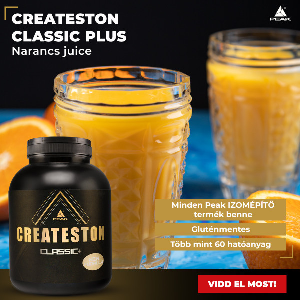 Peak Createston Classic Plus all-in-one formula narancs juice 3090 g