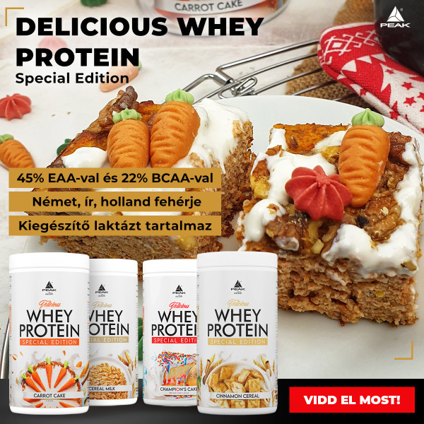 Peak Delicious Whey Protein - Special Edition - Német, holland és ír fehérjeforrásokból