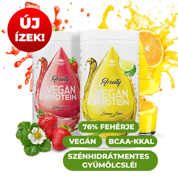 Peak Fruity Vegan Proteines gyümölcsital