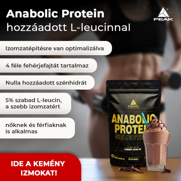 Peak Ana. Protein Selection, hozzáadott L-leucinnaI izomépítéshez