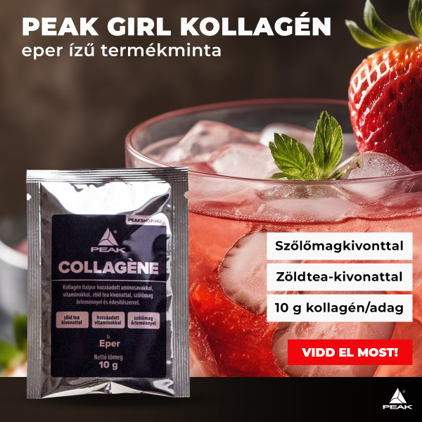 Peak Girl Collagène kollagén eper íz termékminta 10g