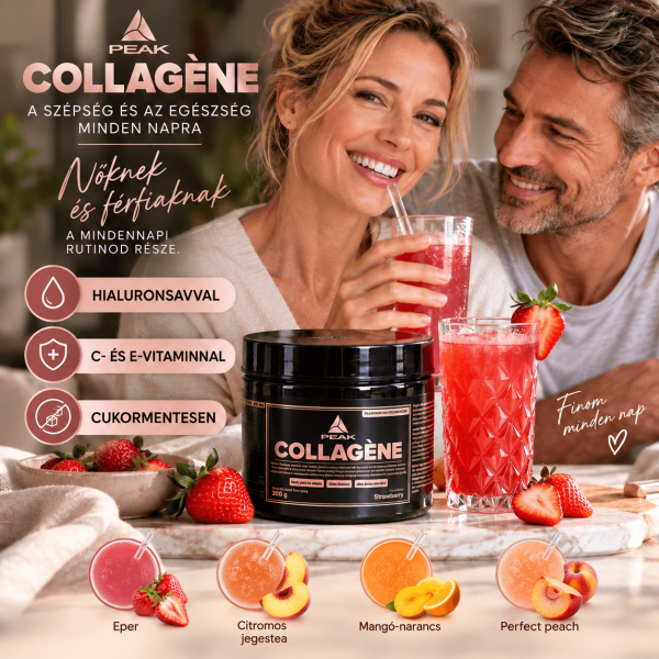 Peak Collagéne kollagén italpor 7 féle HATÓANYAGGAL és hialuronnal