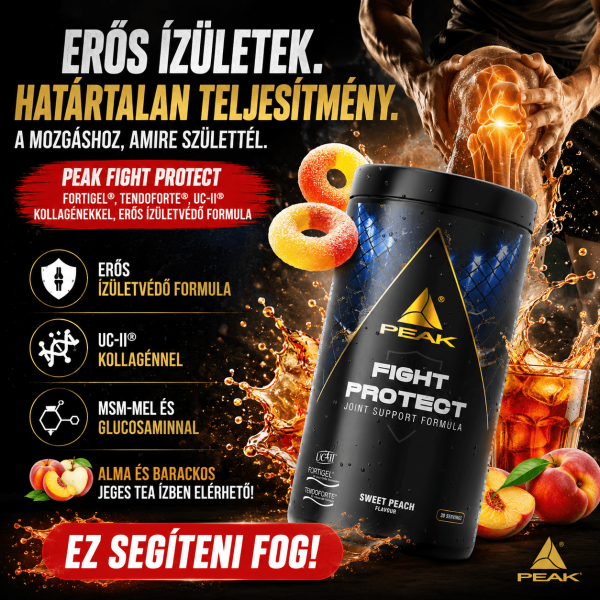 Peak Fight Protect FORTIGEL®, TENDOFORTE®,  UC-II® kollagénekkel, erős ízületvédő formula