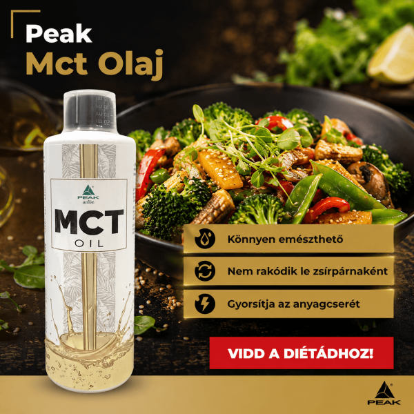 Peak MCT olaj zsírégetéshez, anyagcsere fokozáshoz