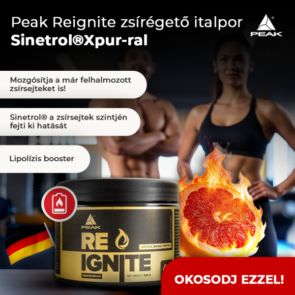 Peak Reignite zsírégető italpor Sinetrol®Xpur-ral