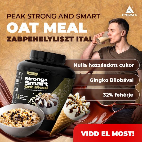 Peak Strong and Smart Oat Meal zabpehelyliszt ital szellemi fokozókkal
