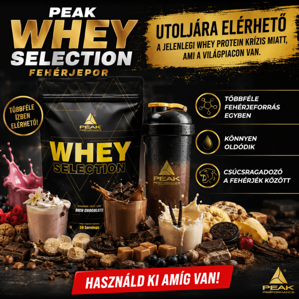 Peak Whey Selection csúcsragadozó fehérjepor 