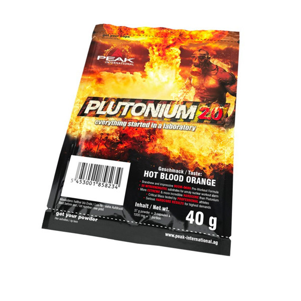 Peak Plutonium bedurrantó termékminta