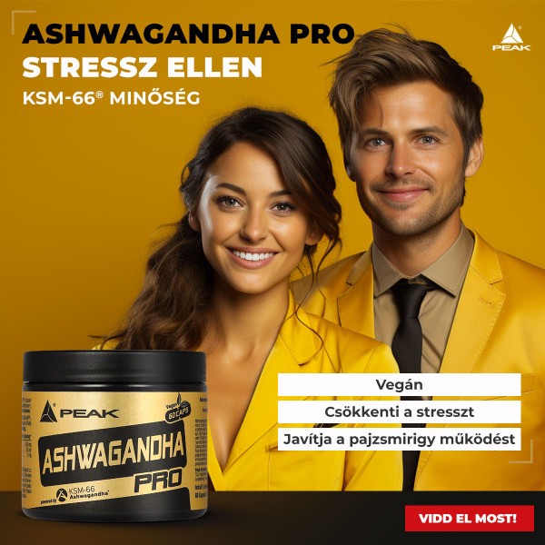 Peak Ashwaganda Pro stressz ellen - KSM-66® minőség