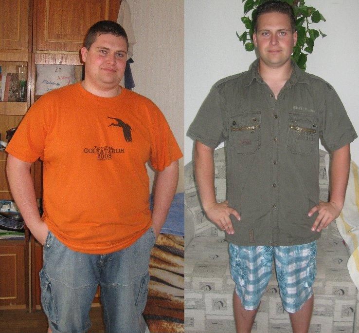 40 kg fogyás
