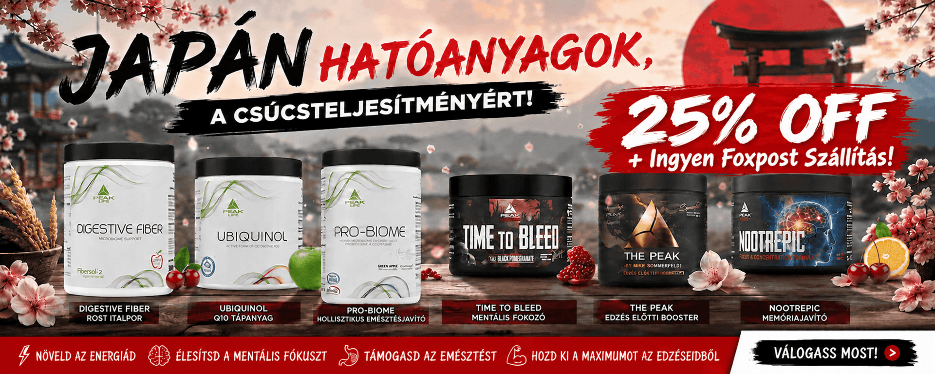 Haszn&aacute;ld a legjobb Peak Term&eacute;keket Jap&aacute;nb&oacute;l! 