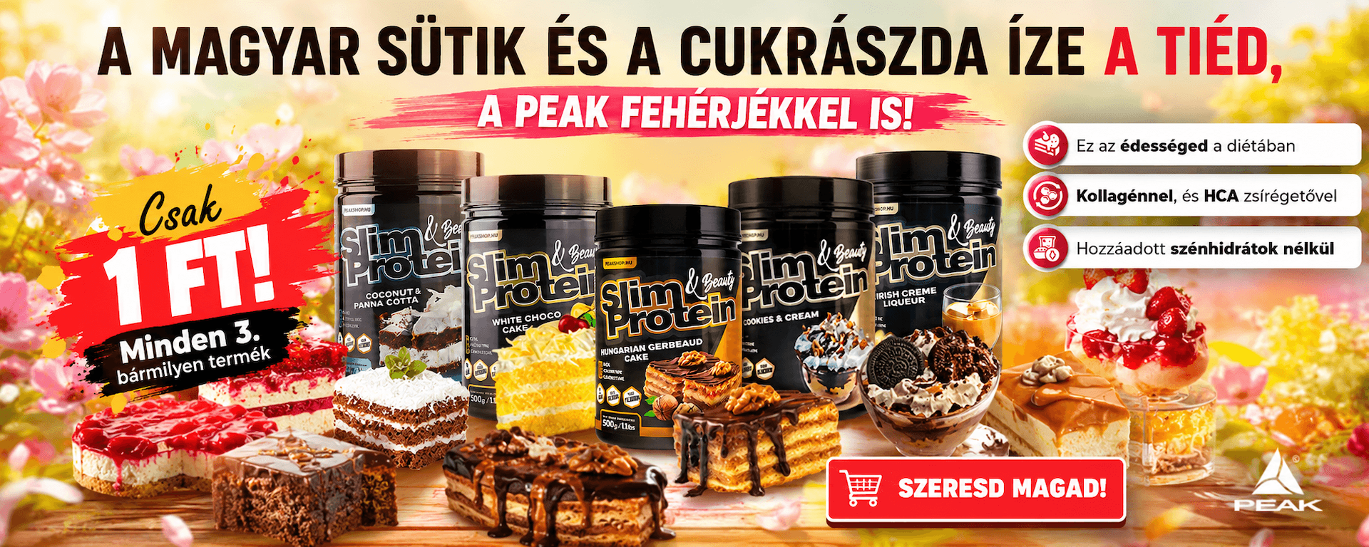 Csak 1 Ft! Minden 3 b&aacute;rmilyen term&eacute;ked! 